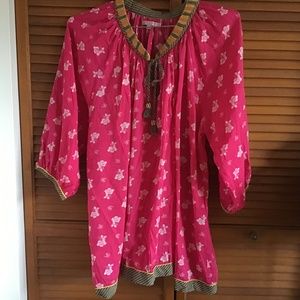 Cotton Calypso St Barth gorgeous tunic. Large, but this thing is xxl. LIKE NEW!